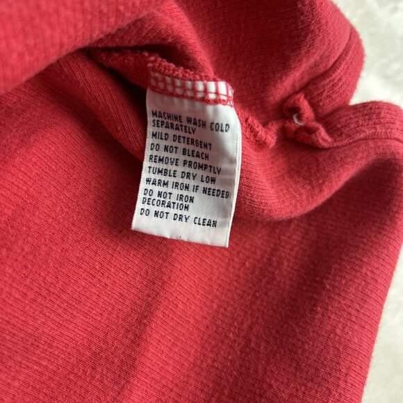 POLO Ralph Lauren LS 1/4 zip pullover sweater men XXL red mock neck 100% cotton - Picture 7 of 7
